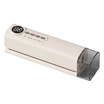 62kPa Strong Suction Wireless Portable Vacuum Sealer-White