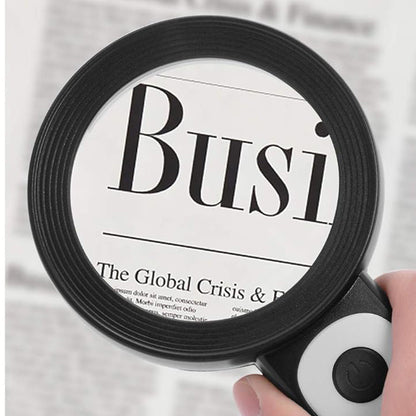 30X Magnification Magnifying Glass Handheld Magnifier with 3-Mode LED Light