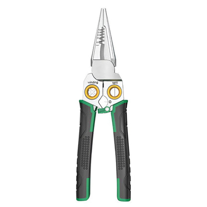 7-in-1 Stainless Steel Wire Crimper & Stripper Pliers for Electrical Work and DIY Repairs