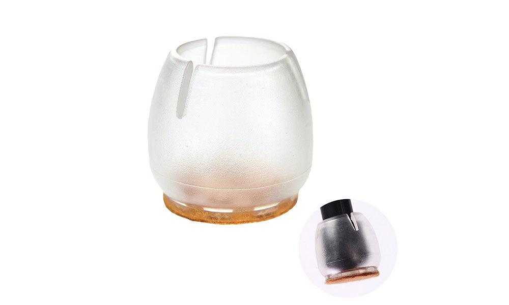 32Pcs Silicone Round Chair Table Leg Caps 25 to 29MM Protection