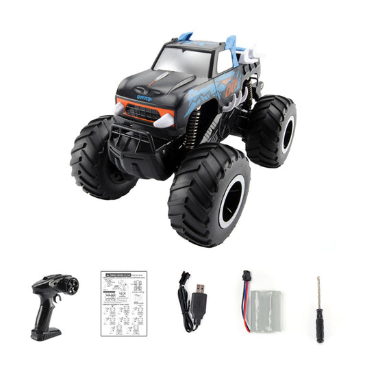 2.4GHz RC Monster Truck 1:16 Scale RC All Terrain Car Toy Off Road RC Truck for Kids Blue