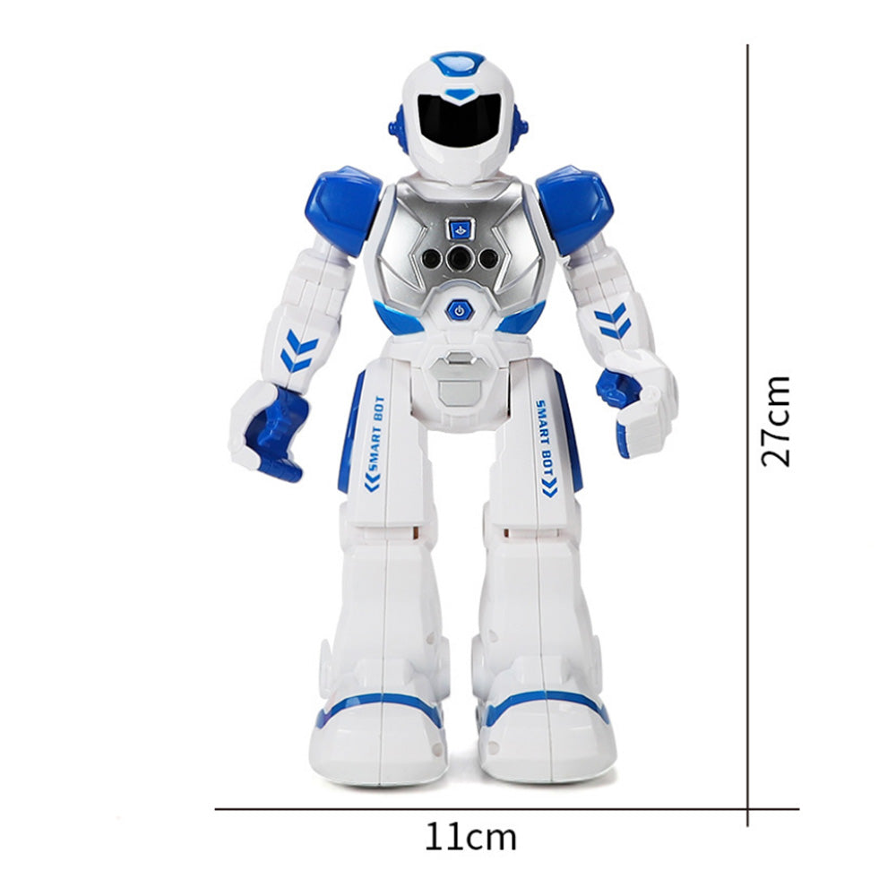 RC Smart Robot Toy for Kids Gesture Sensing Robot Singing Dance Talking Robotic Toy Blue