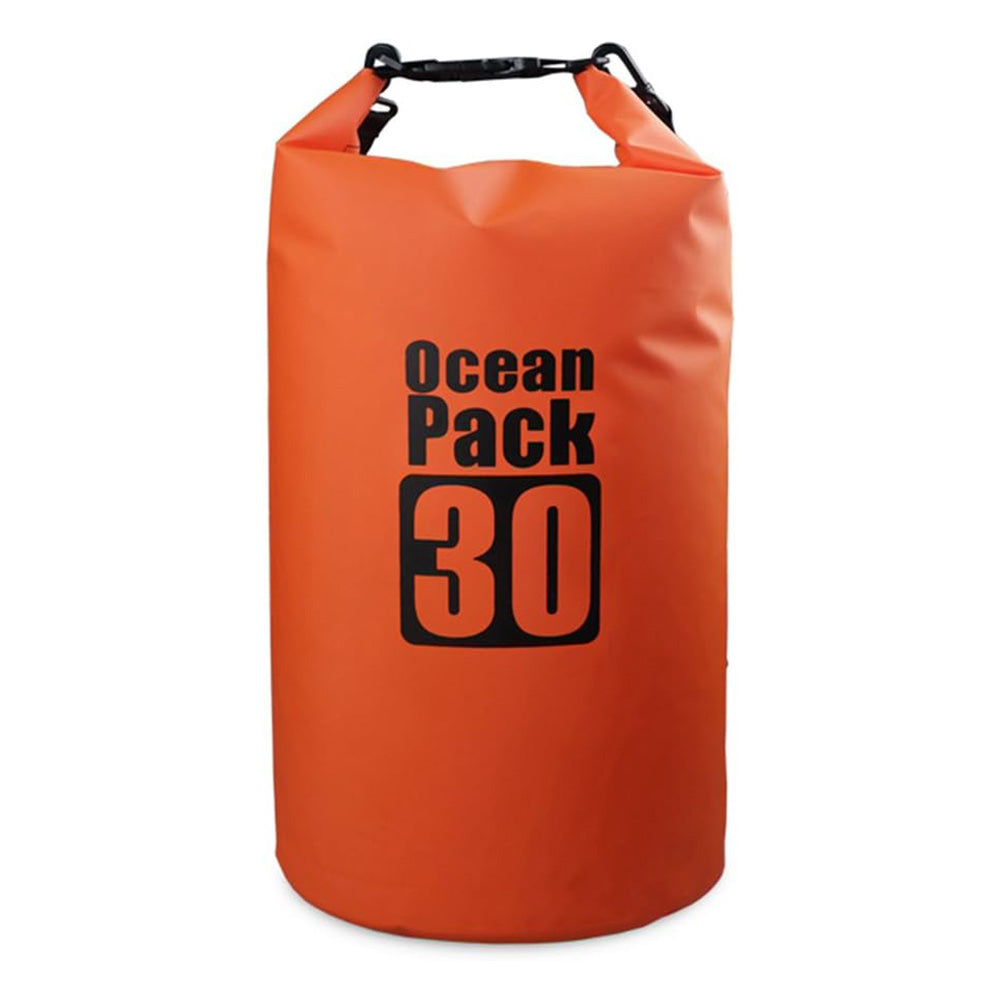 30L PVC Roll Top Water Resistant Dry Backpack with Shoulder Strap