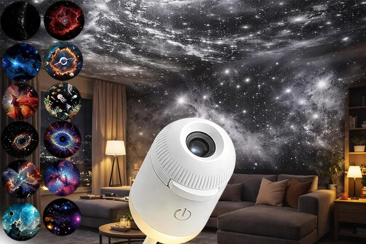 10 Slides Set Galaxy Projector Night Light