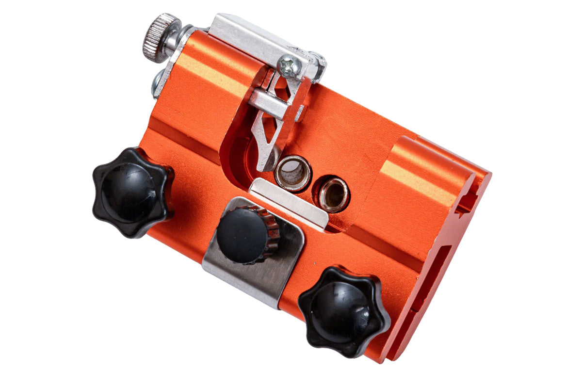 Hand Crank Chain Sharpening Tool With 3 Grinding Heads