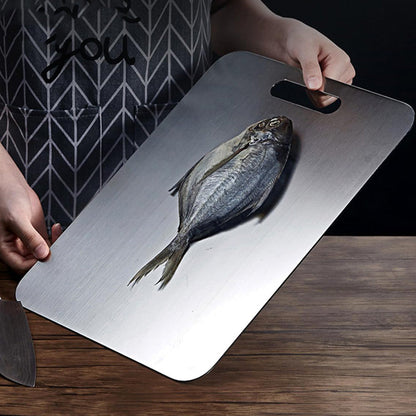 Pure Titanium Kitchen Cutting Board for Meat Fruit & Vegetables