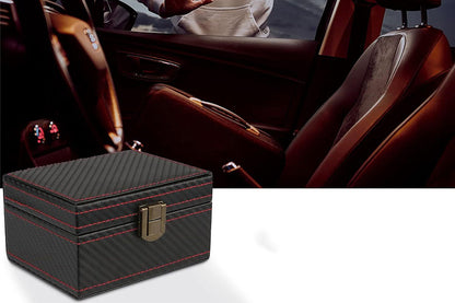 Key Fob Protector with Two Car Key Bags Anti Theft RFID Box