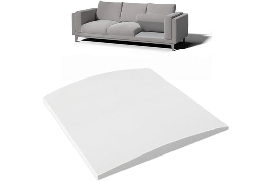 Couch Cushion Support Sagging Seat Curved Foam Sofa Cushion Supporter -White