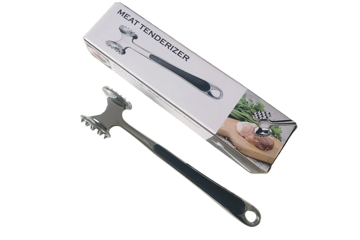 Meat Tenderizer Mallet Dual Sided Meat Hammer Chicken Pounder for Steak and Beef-With?Hanging?Hole