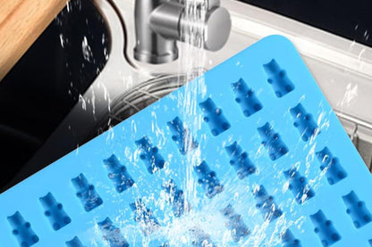 2 Piece Silicone Mould Ice Cube with 2 Droppers