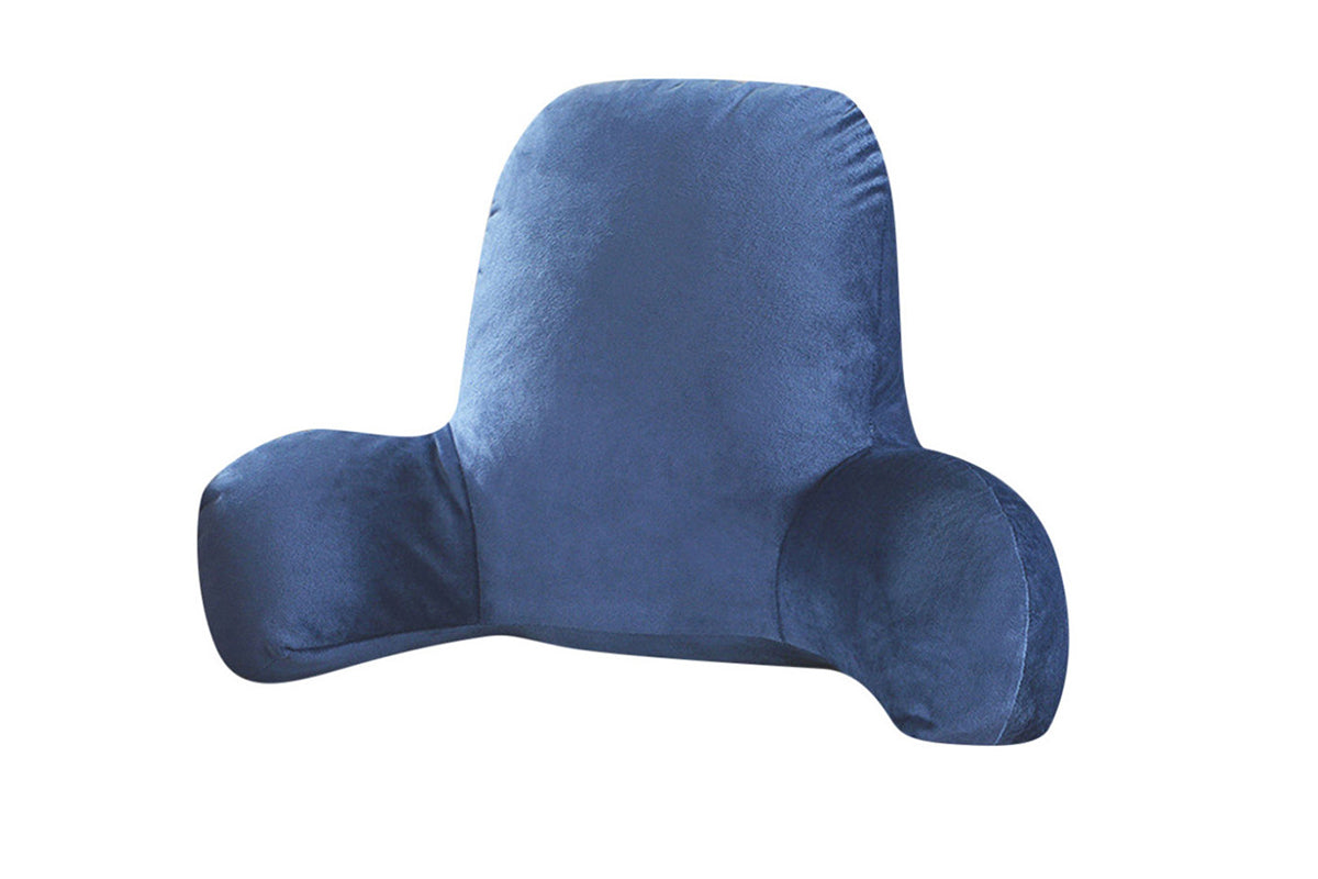 Back Rest Support Pillow Sofa Cushion Home Decoration-Blue
