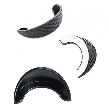 360 Degree HD Car Rear Camera Lens Waterproof Rain Cover Set - Black