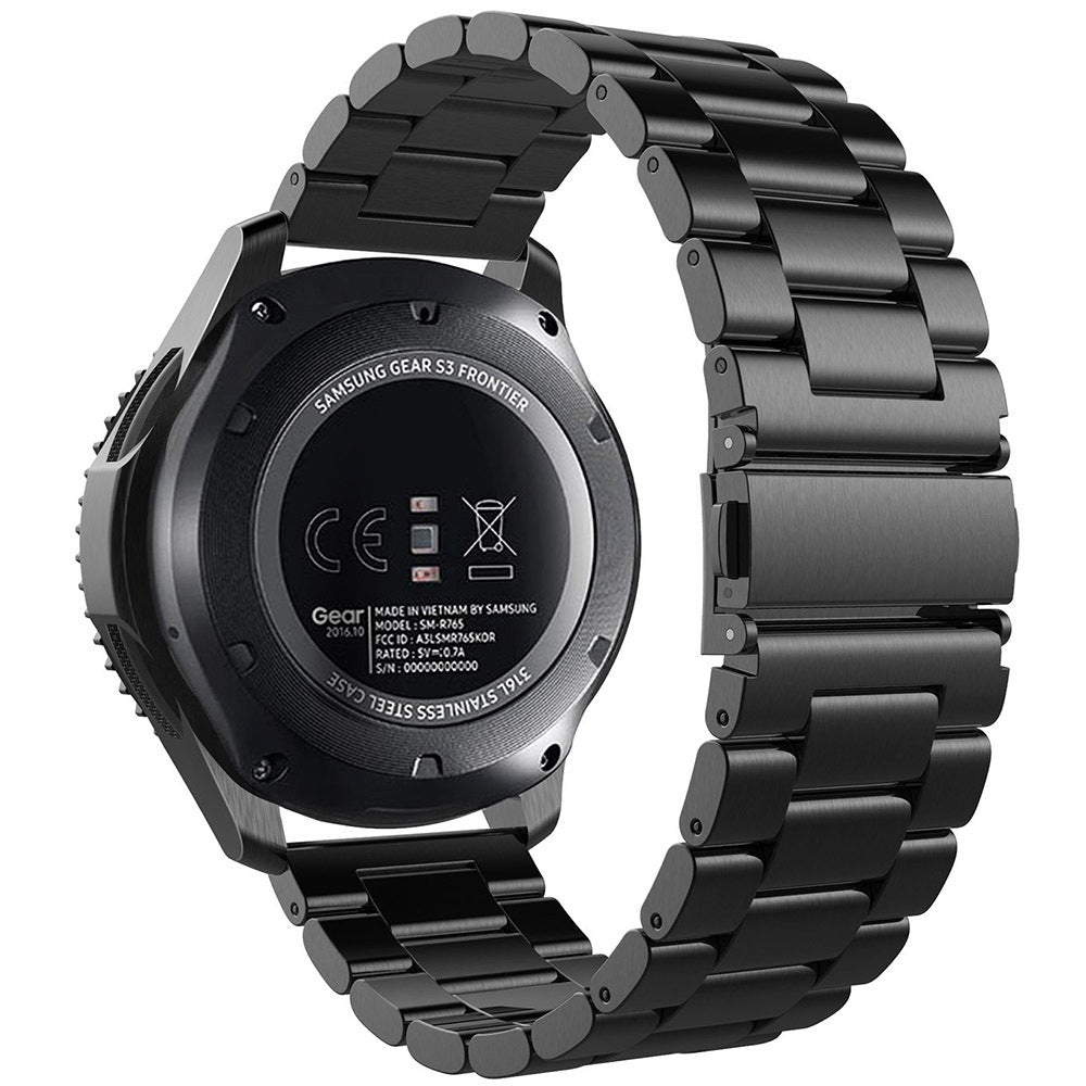 Stainless Steel Replacement Band for Samsung Gear S3 Strap-Black