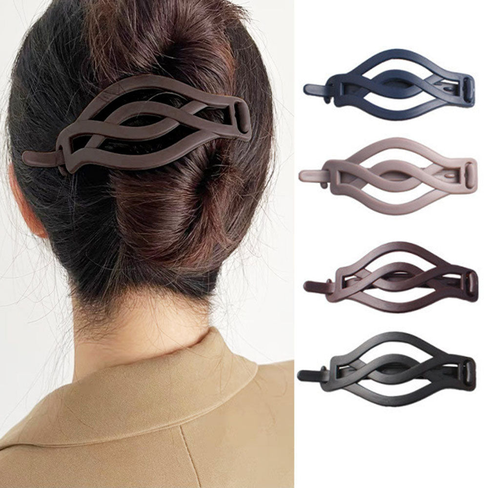 4Pcs Flat French Twist Hair Clips