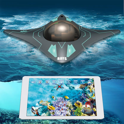 RC Submarine with Camera Remote Control Boat for Pools & Lakes