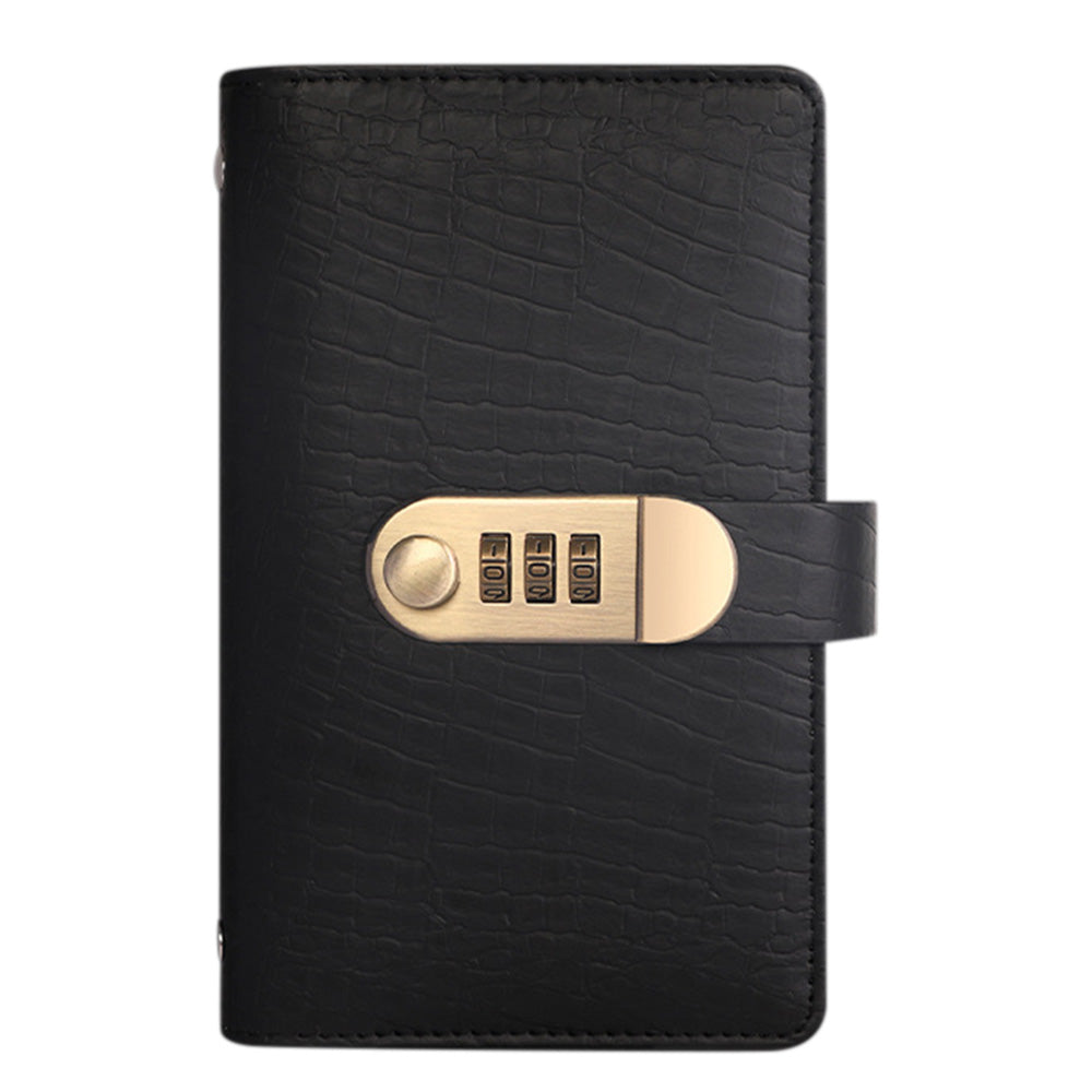 100 Envelope Savings Challenge Book with 3 Digit Combination Lock - Black