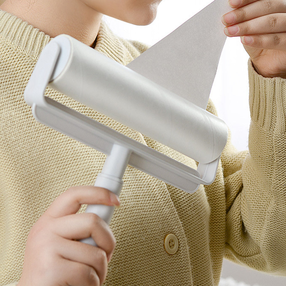 Adjustable Long Handle Lint Rollers Sticky Hair Remover for Floor Carpets Clothing