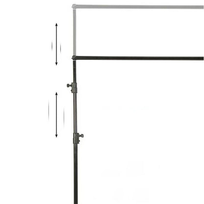 Portable Outdoor Projection Screen Double Stand Movie Screen with Carry Bag