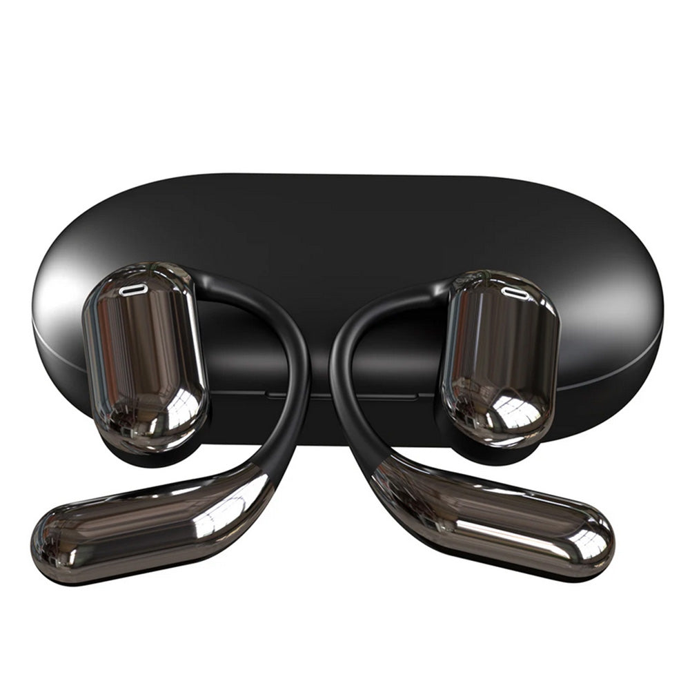 Real-Time AI Translation Earbuds Wireless Headphones for Travel Meetings Learning-Black