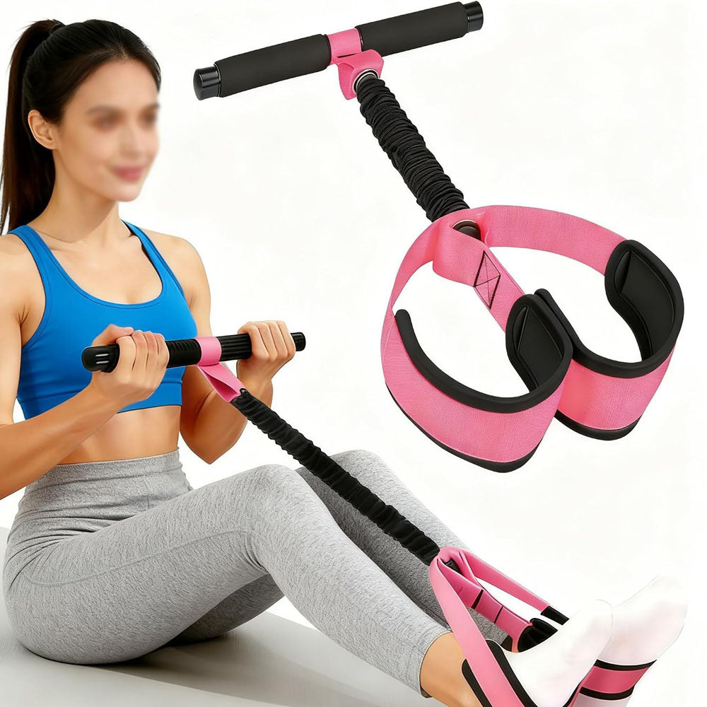 30lb Foot Pedal Resistance Band-Pink