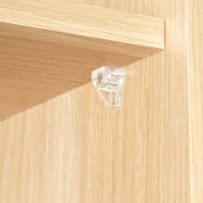 100Pcs Clear Shelf Support Peg Cabinet Support Pins for Kitchen Furniture Shelves