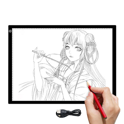 A3 LED Tracing Drawing Board LED Light Box Adjustable Brightness for Stencil Animation Tattoo Art Copy