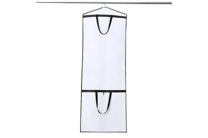Portable Wedding Dress Garment Bag - White