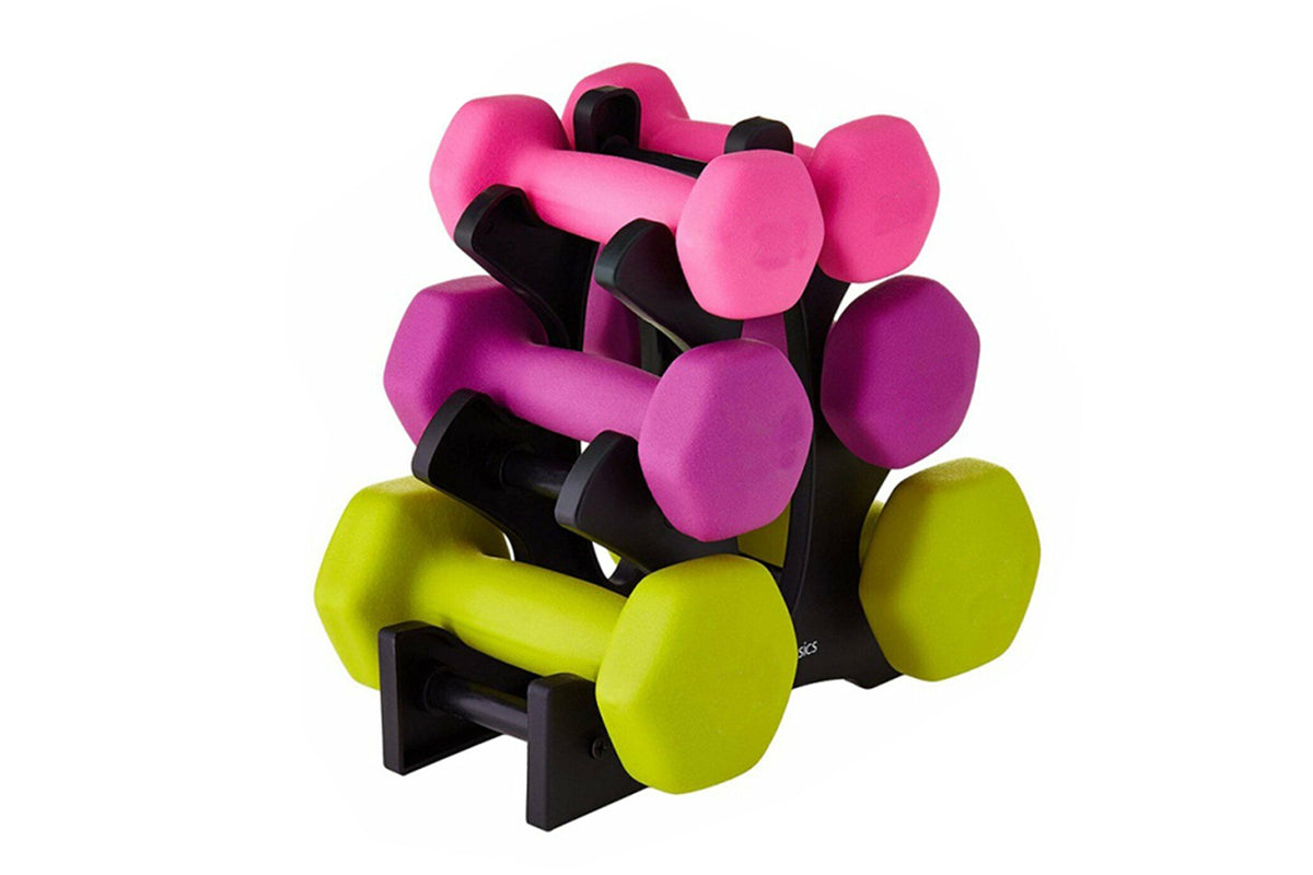 3 Tier Dumbbell Storage Rack Tree Style Hand Weight Organizer