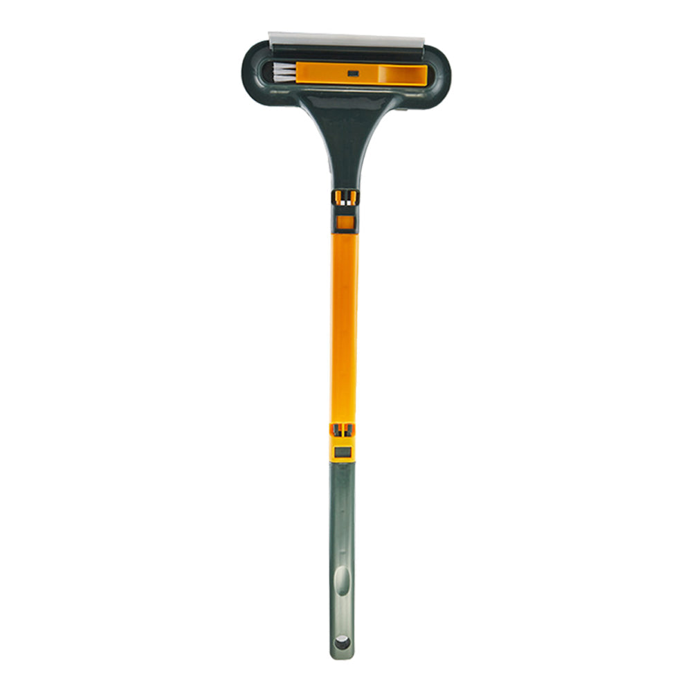 3 in 1 Multifunctional Glass Window Screen Cleaning Brush Home Cleaning Tool Yellow