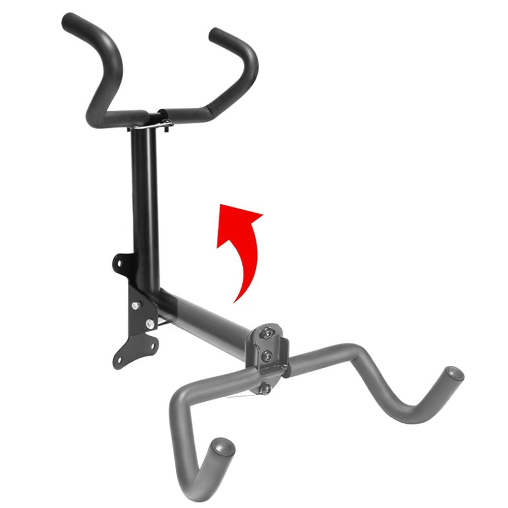 Foldable Bike Wall Mount Adjustable Bicycle Storage Rack for Garage Use