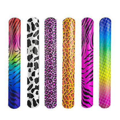 100Pcs Slap Bracelets Party Favors Birthday Gifts Decorations for School Holiday Style 1