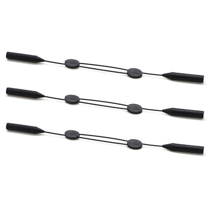 3Pcs Adjustable Glasses Strap Silicone Anti-Slip Eyewear Retainer Cord