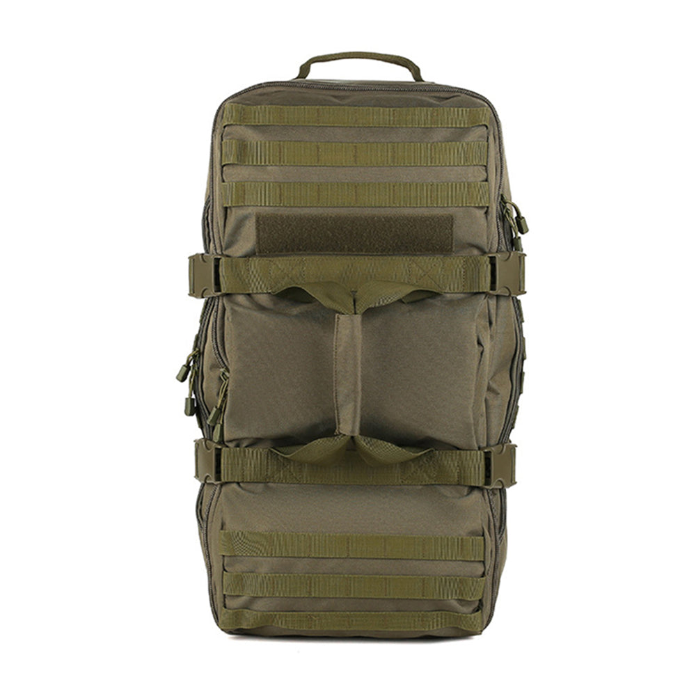 60L Military Tactical Backpack Trekking Rucksack Travel Sports Duffle Bag Green