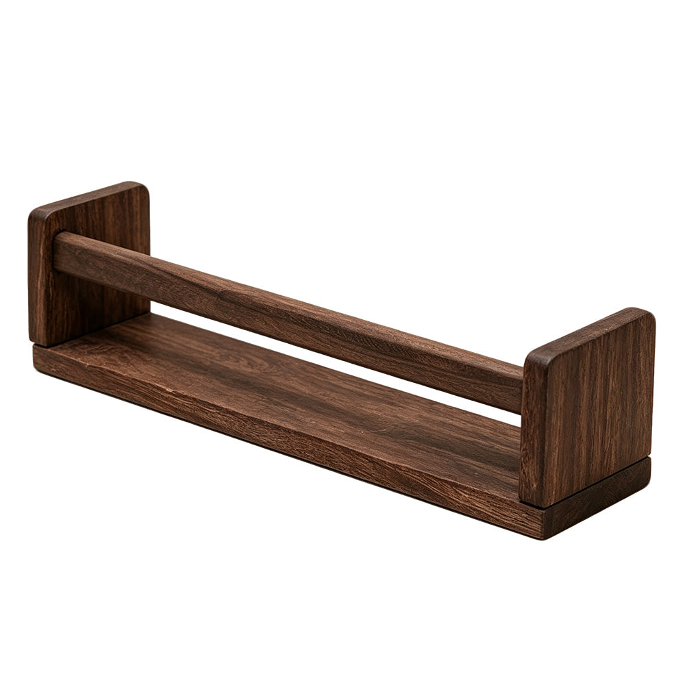 3 Pack Floating Wall Mounted Book Display Shelves - Brown
