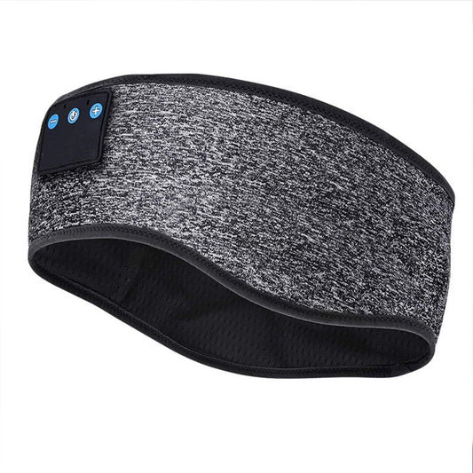 Sleep Headphones Eye Mask Wireless Sleep Headphones 5.2 Bluetooth Headband for Sleeping Sports -Gray