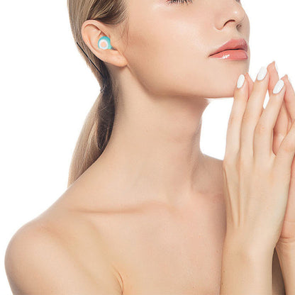 Pair of Ear Plugs with 3 Pairs of Ear Tips for Noise Cancelling Ear Protection EarPlugs for Sleep Work Study Green