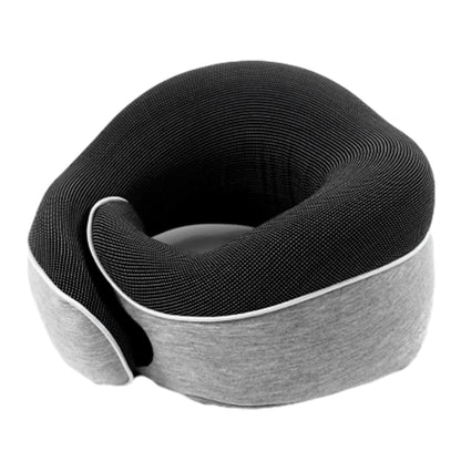 Travel Neck Pillow Memory Foam Airplane Pillow Light Grey