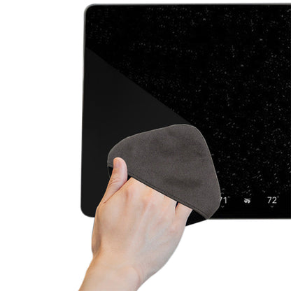 2Pcs Car Screen Cleaner Pad Microfibre Dual-Sided Cleaning Cloth for Touchscreens Lenses