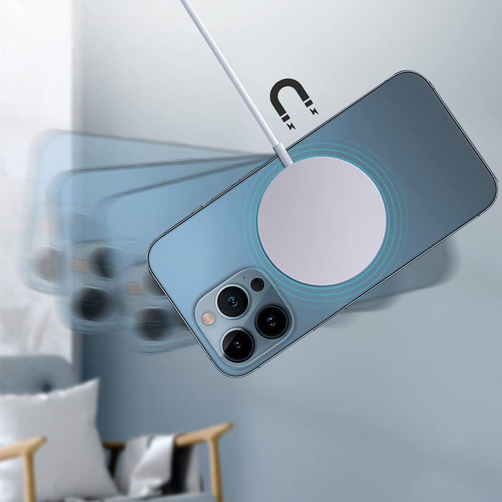 15W Foldable Wireless Charging Stand Fast Charging Pad for iPhone 16/15/14/13/12 Series