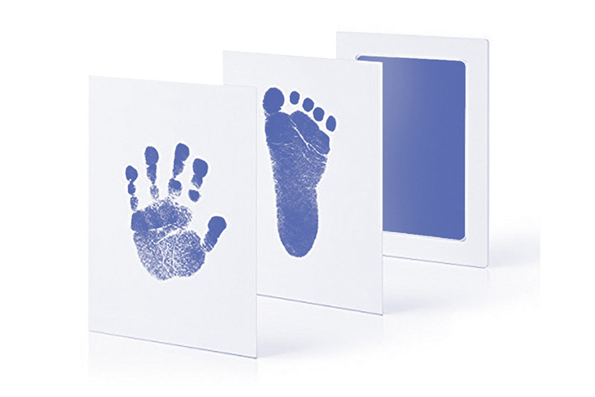 Hand Footprint Kit Dog Paw Print Kit Clean Touch Ink Pad-Light Blue