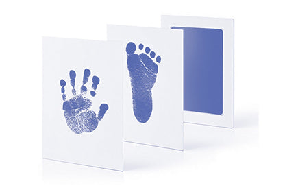 Hand Footprint Kit Dog Paw Print Kit Clean Touch Ink Pad-Light Blue
