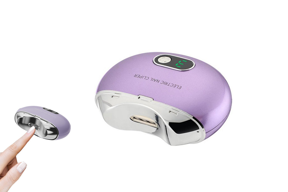 Electric USB Automatic Nail Clipper - Purple