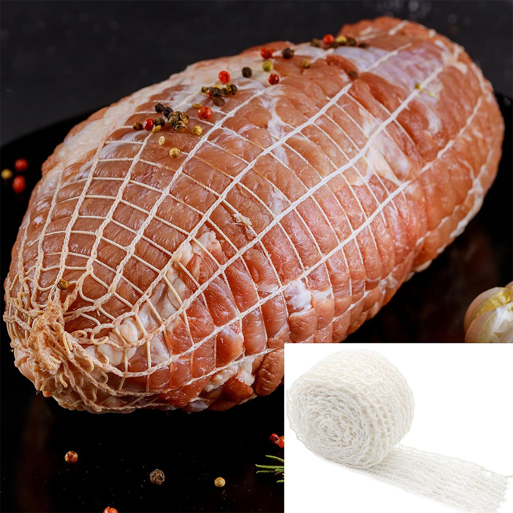 Elastic Meat Netting Roll Food Nets For Roasting Smoking
