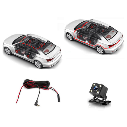 4-Channel Dash Cam 1080P Front Rear Left Right Dash Camera with Night Vision