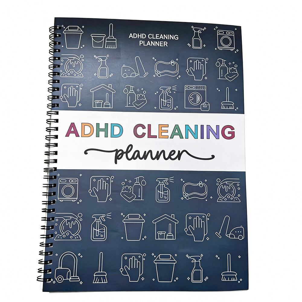 Cleaning Planner Schedule And Checklist Organizer Household Chore Chart Notebook