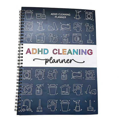 Cleaning Planner Schedule And Checklist Organizer Household Chore Chart Notebook