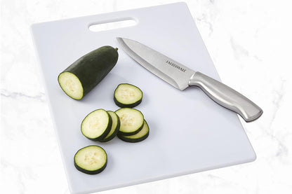 37x27.5cm Reversible Plastic Cutting Board Kitchen Chopping Board for Chopping Slicing
