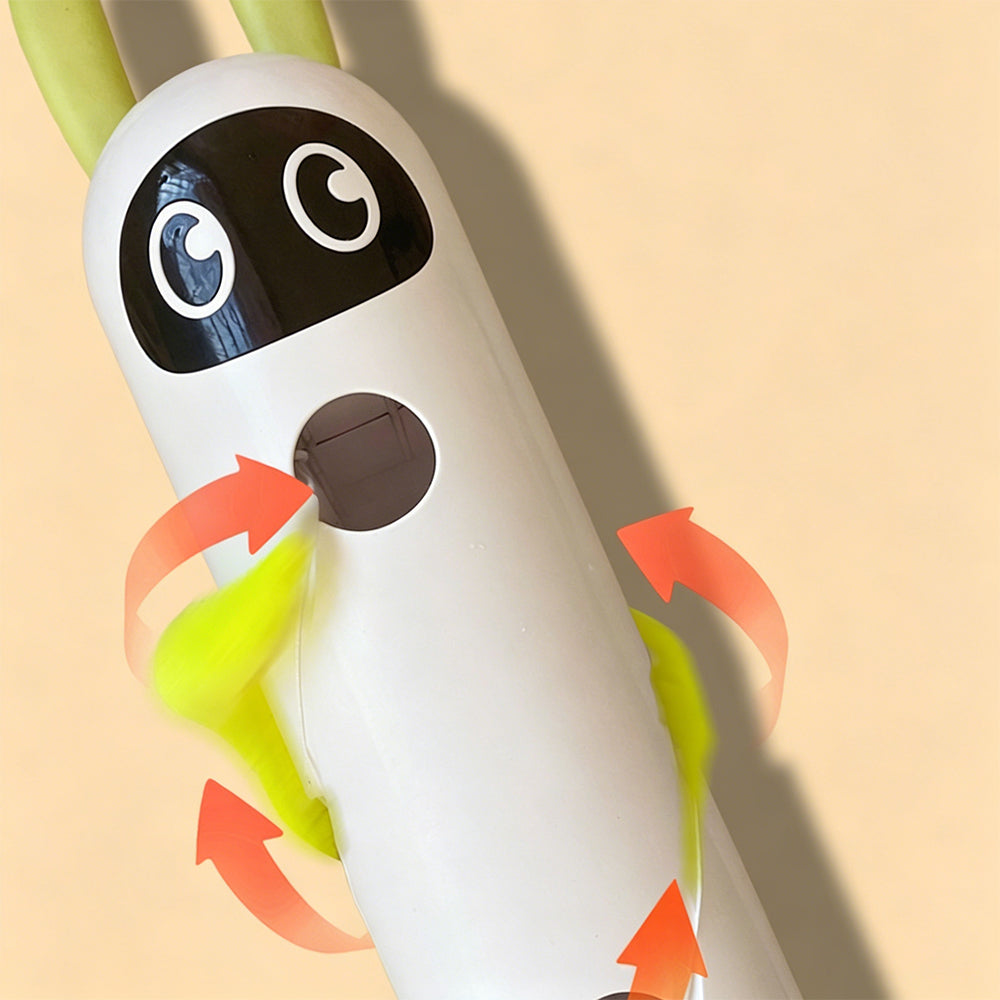 Interactive Electric Cat Toy with Smart Sensor and Suction Cup-Rabbit
