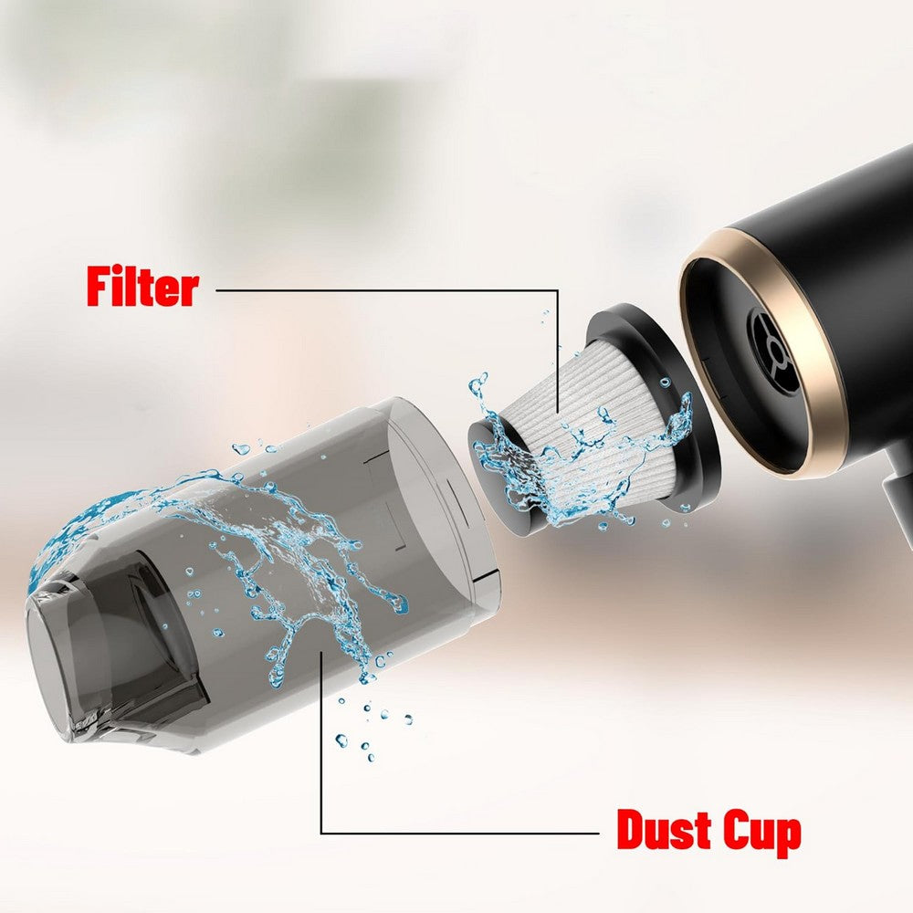 3-in-1 Cordless Vacuum Cleaner Air Duster and Air Blower for Car Camping