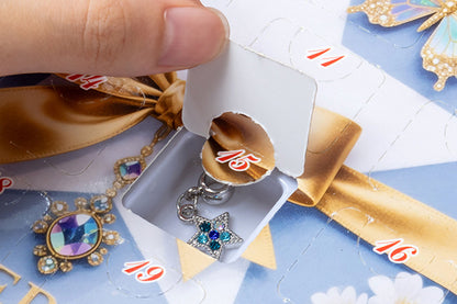 DIY Charm Bracelet Blind Box Jewelry Making Kit Holiday Birthday Gift for Little Ones Girls Teens-Blue